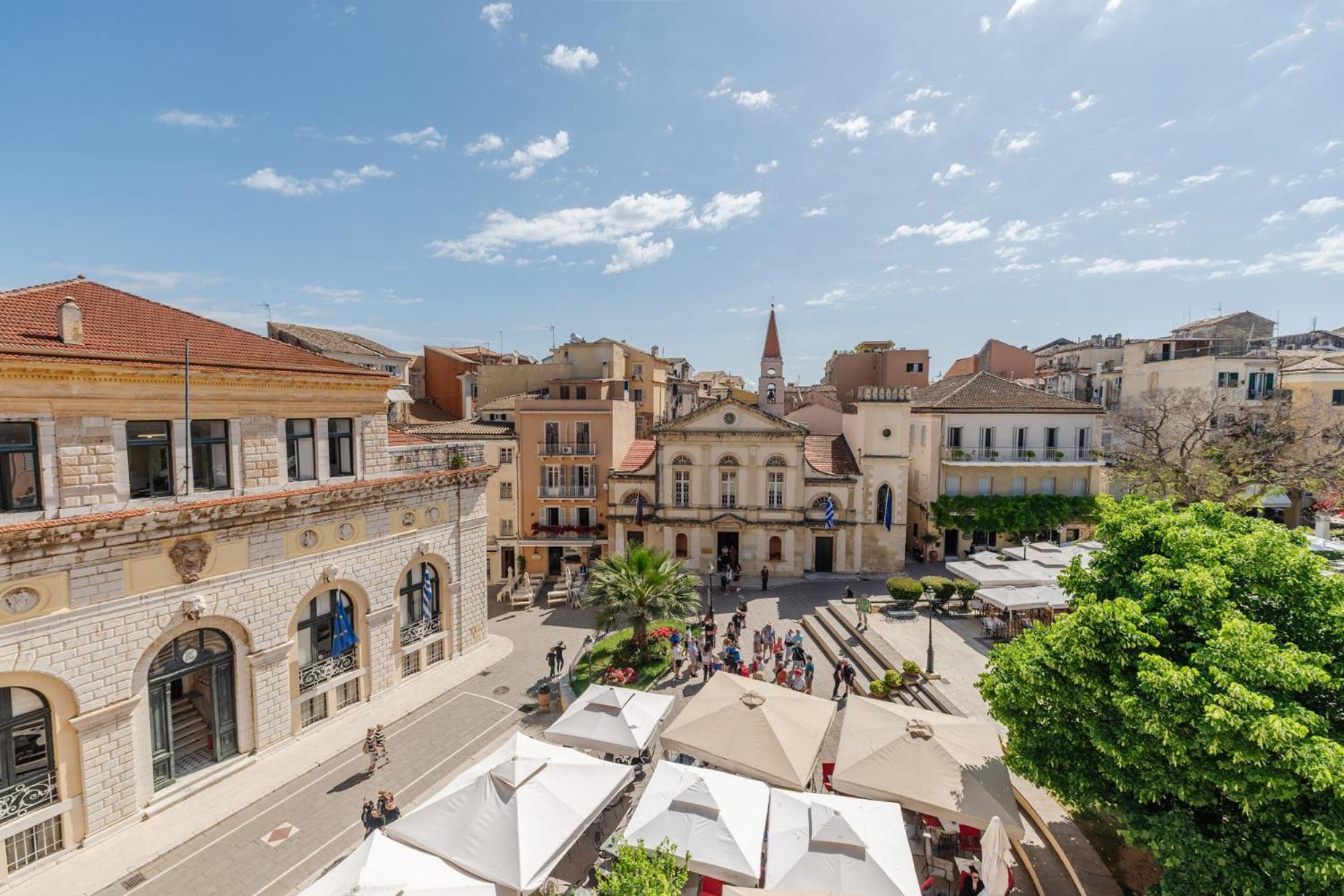 "San Giacomo Square Apt." In The Heart Of Old Town Corfu  Bagian luar foto